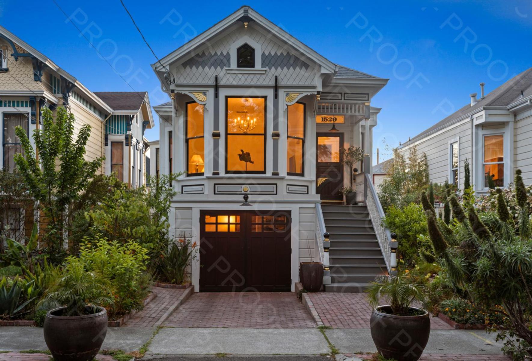 Garden Level Flat In 1885 Queen Anne Victorian Cottage In Alameda Luaran gambar